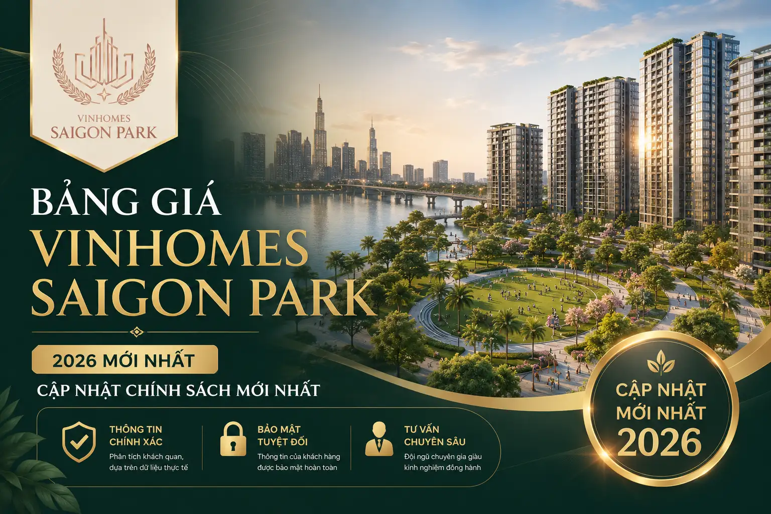 Bang gia vinhomes saigon park 2026